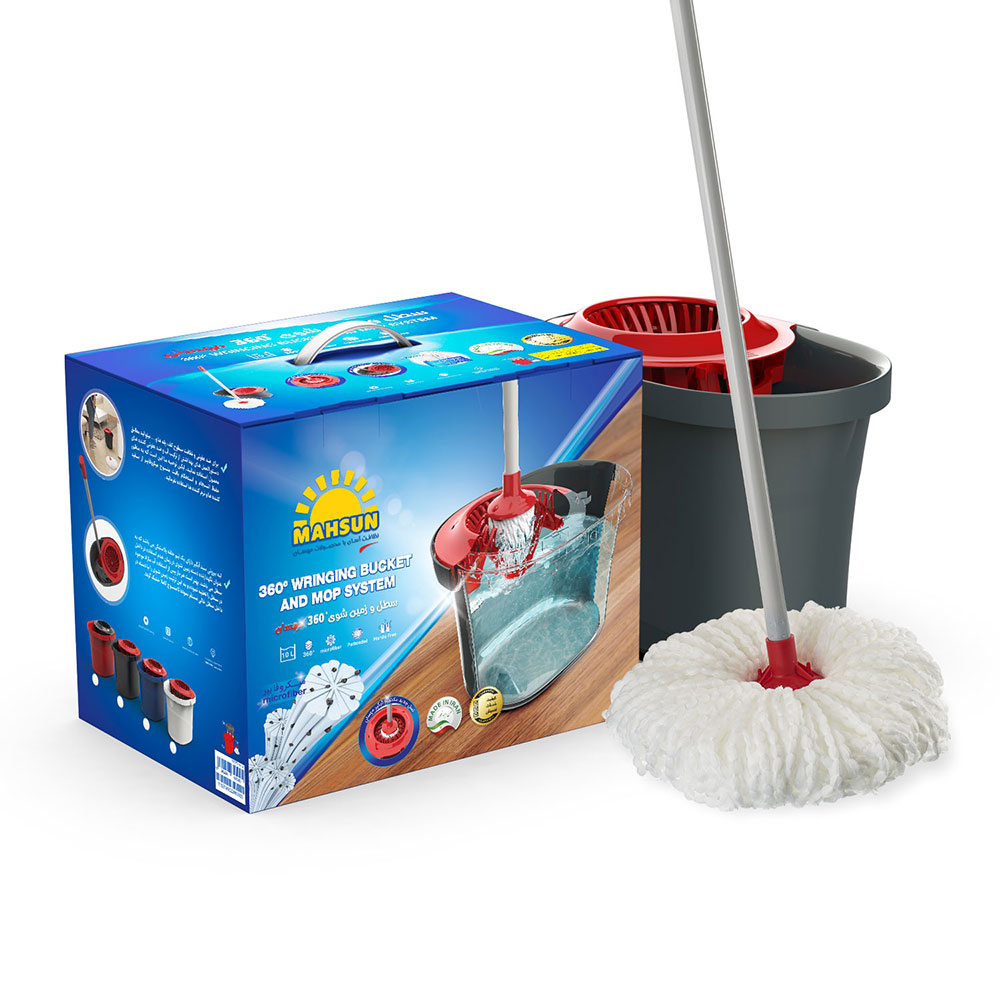 سطل و زمین شوی چرخشی مهسان مدل Irsa-20212