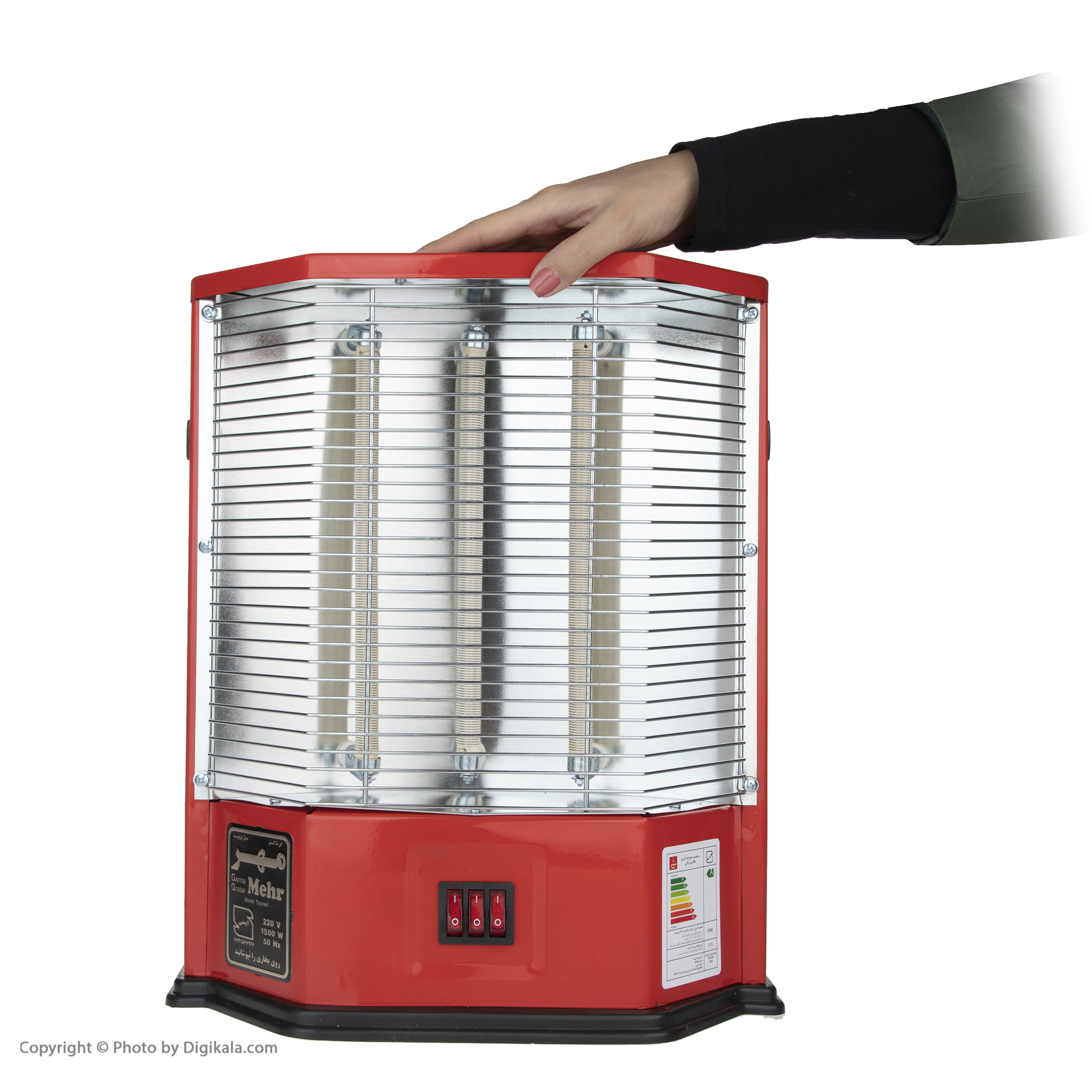 بخاری برقی گرما گستر مهر مدل Toyoset