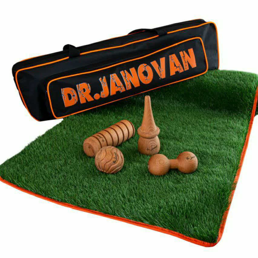 ماساژور دستی و زیر انداز مدل j1 مجموعه 6 عددی