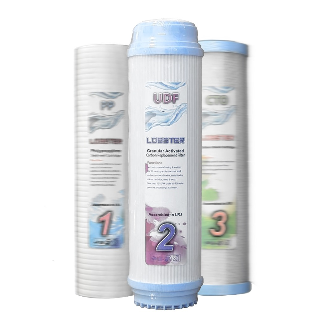 فیلتر دستگاه تصفیه کننده آب لابستر مدل L5F1 مجموعه 5 عددی به همراه فیلتر فیلمتک مدل ممبران