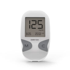 دستگاه تست قند خون دیابان مدل SMM1000 به همراه 4 بسته نوار 50 عددی و 2 بسته 100 عددی سوزن لنست گالا