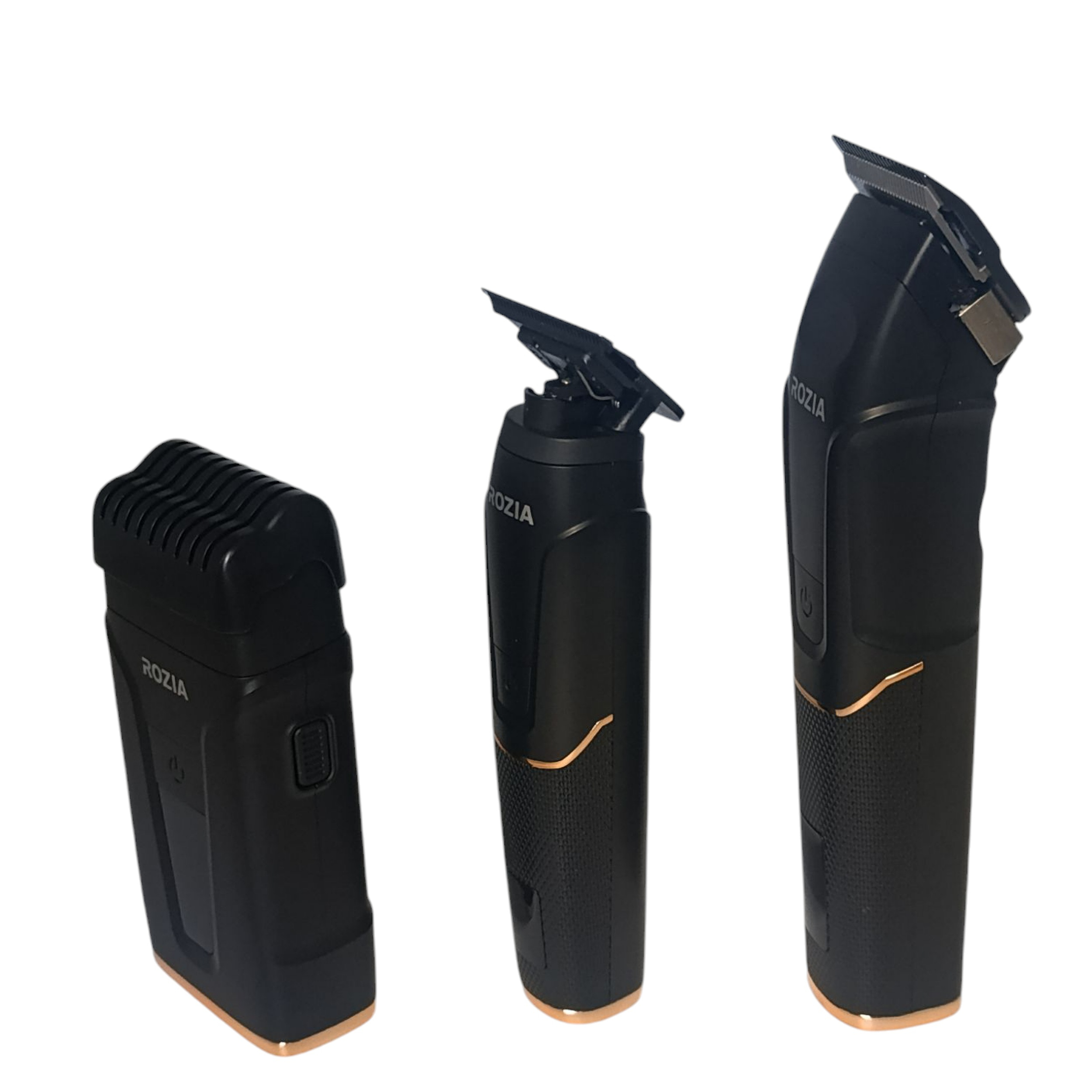 ماشین اصلاح موی سر و صورت شارژی روزیا پرو مدل HT9543 مجموعه 3 عددی