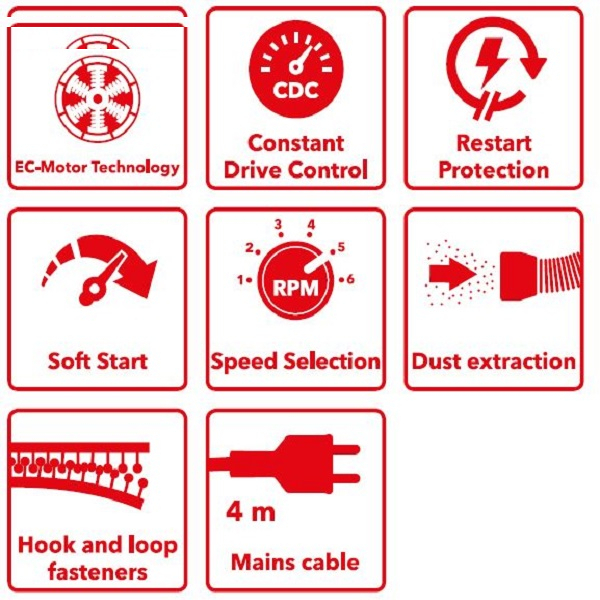دستگاه سنباده زن اوربیتال فلکس مدل OSE 2-80 EC SET