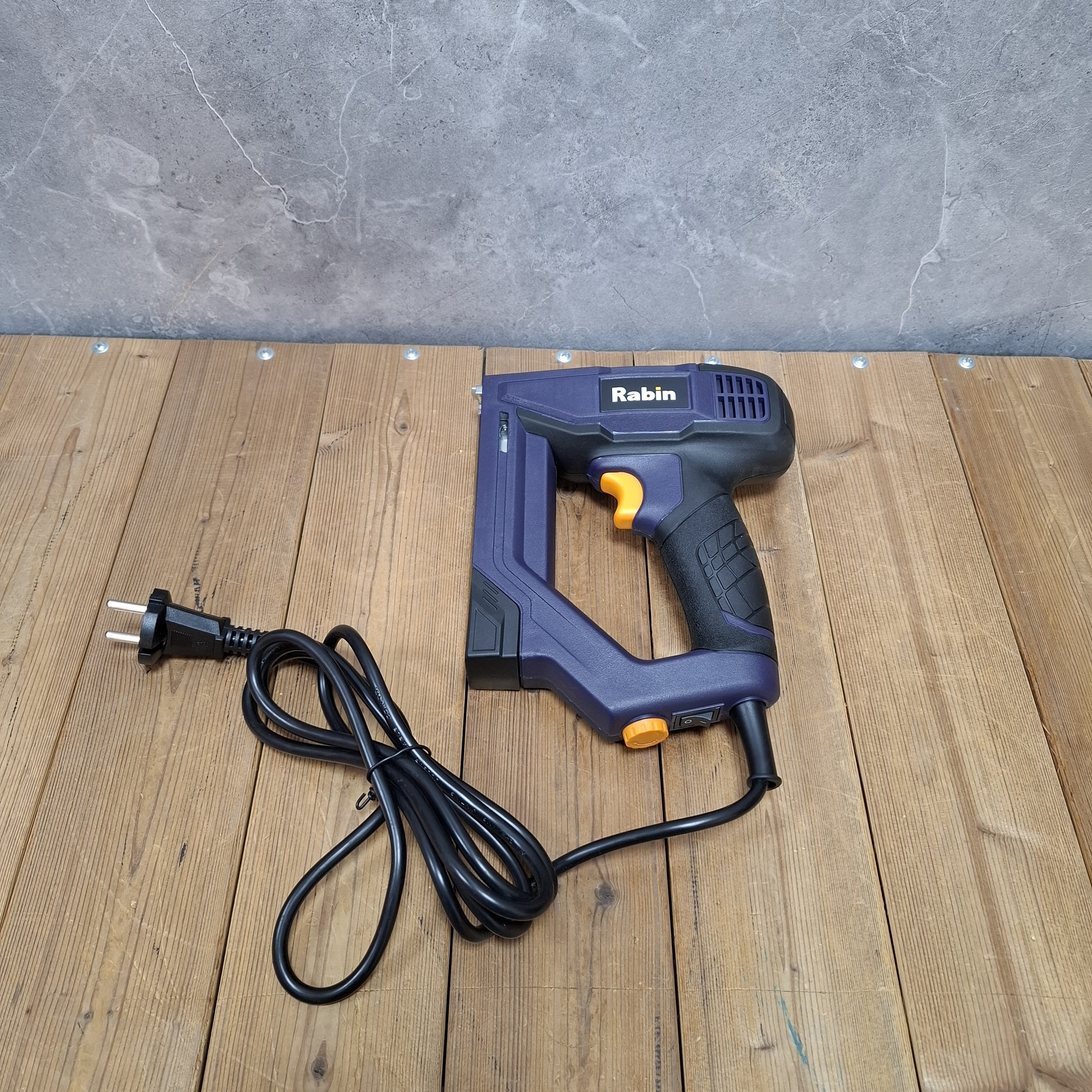 منگنه و میخ کوب صنعتی برقی دوحالته رابین مدل 6515