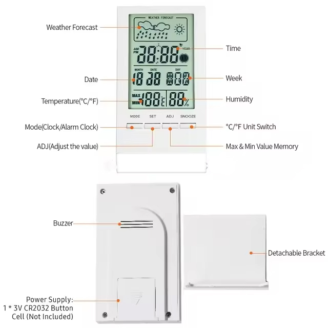 دماسنج و رطوبت سنج اکی یس مدل K-700