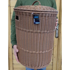 سبد رخت چرک بوتیک مدل حصیری