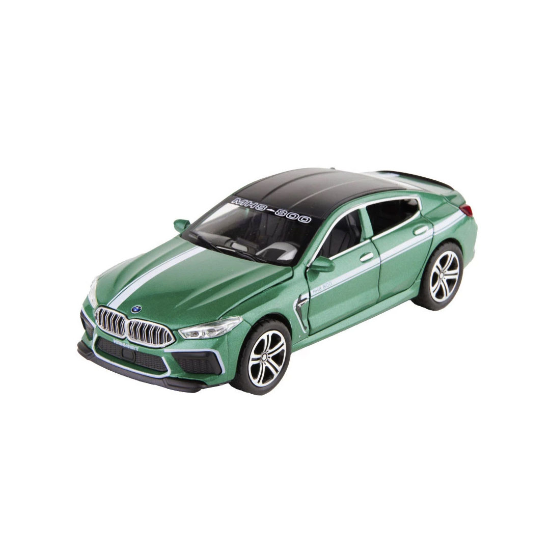 ماکت ماشین مدل عقبکش فلزی موزیکال BMW MANHART M8