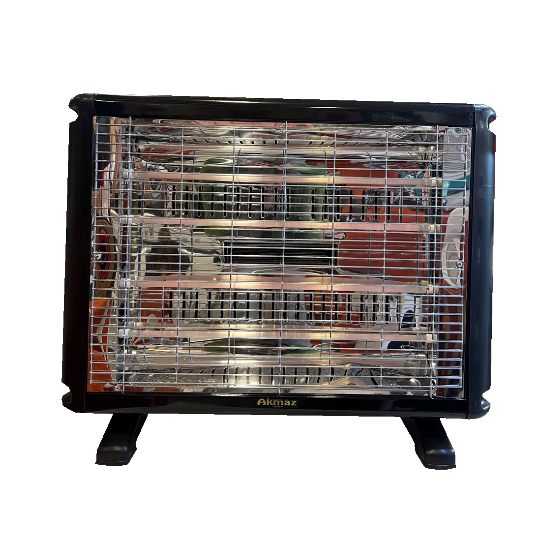 بخاری برقی آکماز مدل فن دار فلزی توربو 6 المنته