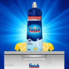 مایع جلادهنده ماشین ظرفشویی فینیش مدل PARLATICI رایحه لیمو 800 میلی لیتر