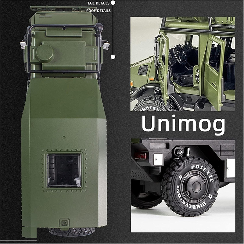 ماشین بازی مدل بنز یونیماگ طرح کمپر