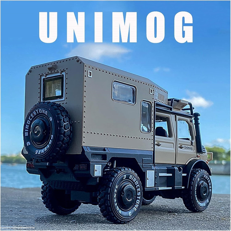 ماشین بازی مدل بنز یونیماگ طرح کمپر