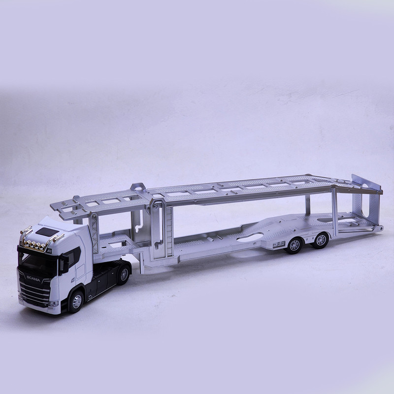 ماکت ماشین مدل تریلی  فلزی عقبکش اسکانیا خودروبر