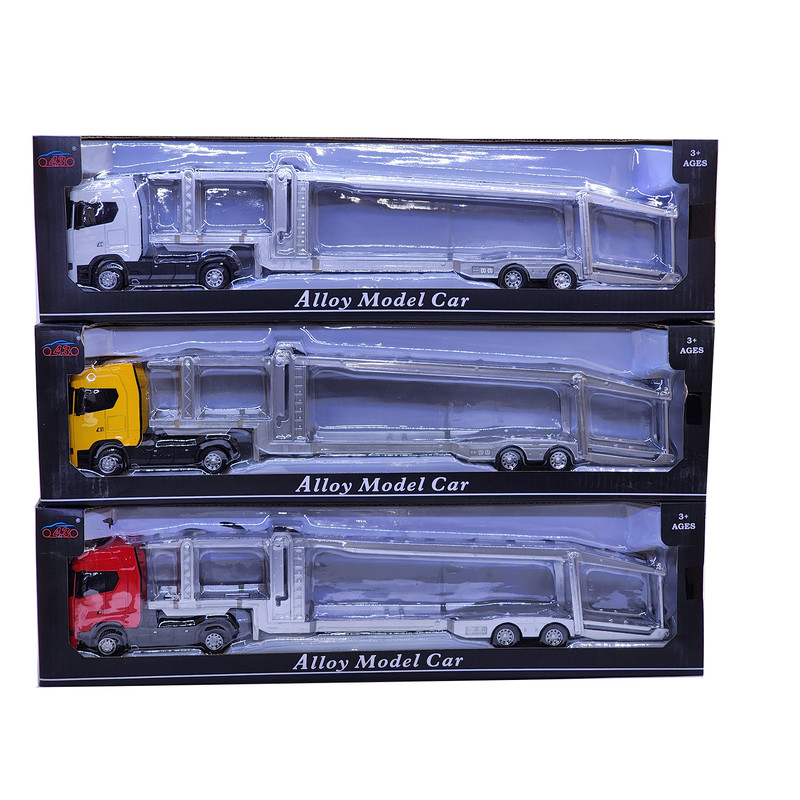 ماکت ماشین مدل تریلی  فلزی عقبکش اسکانیا خودروبر