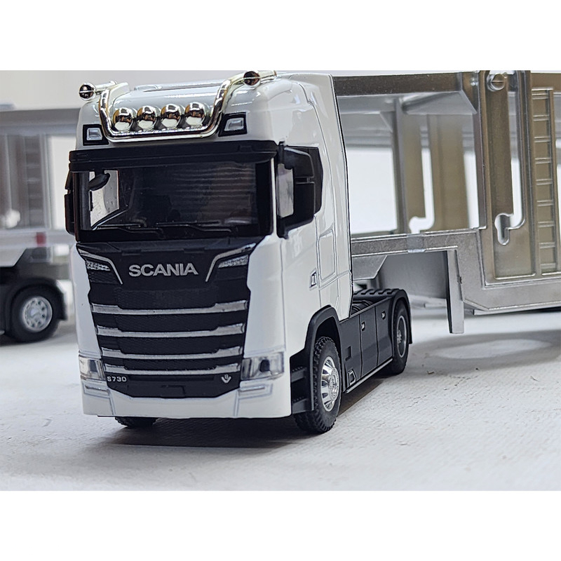 ماکت ماشین مدل تریلی  فلزی عقبکش اسکانیا خودروبر