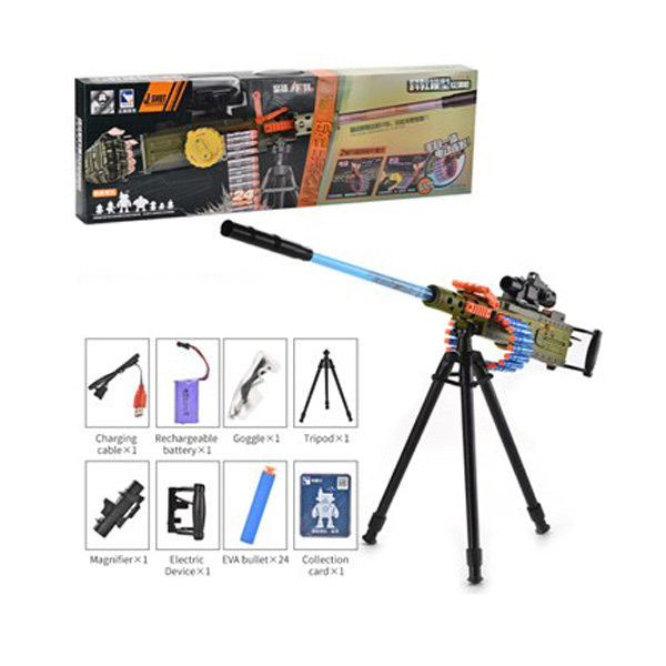 تفنگ بازی مدل J-shot طرح ماشین گان کد 8990