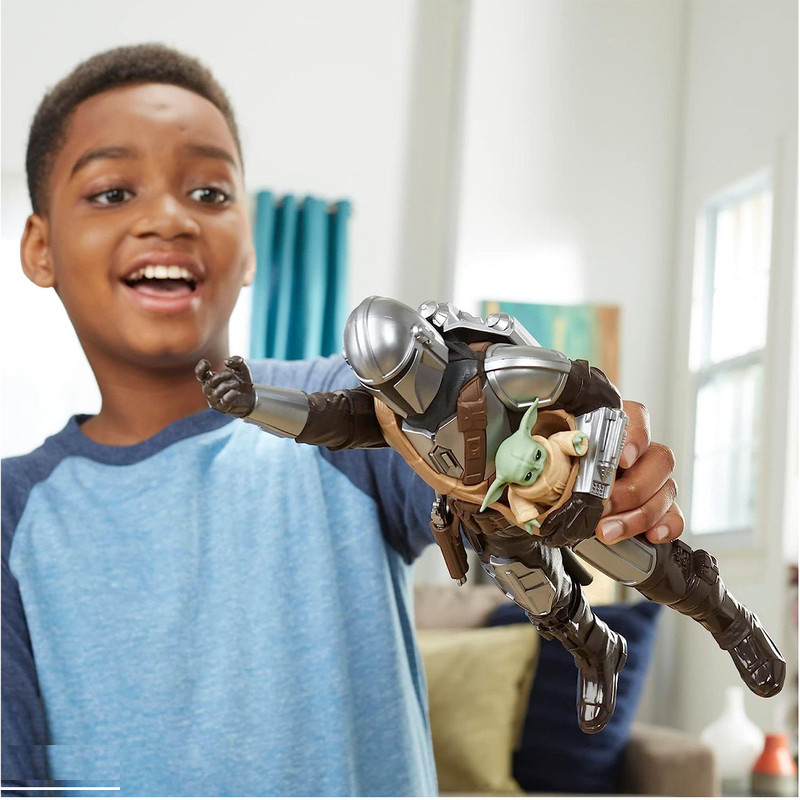 اکشن فیگور هاسبرو مدل مندلورین و بیبی یودا کد F5194