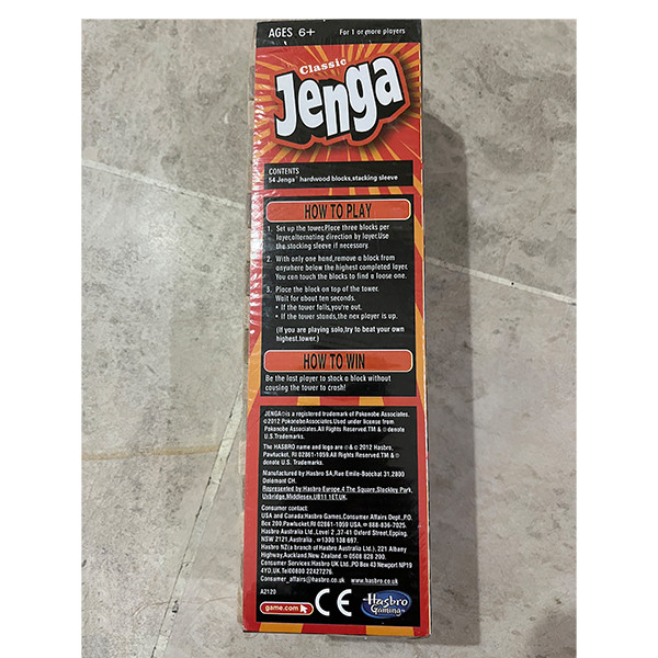 بازی فکری هاسبرو مدل جنگا کد A2120