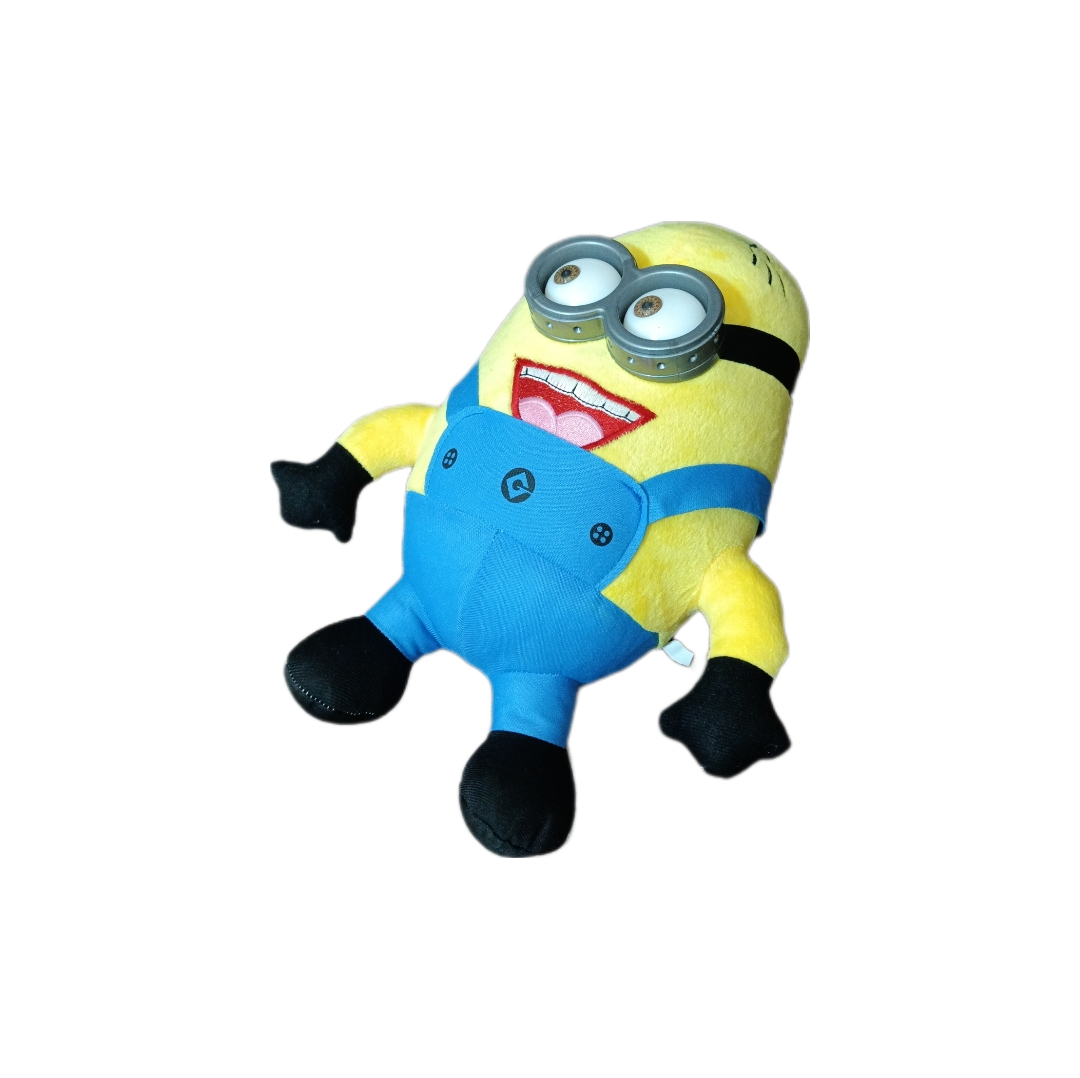 عروسک پولیشی مدل مینیون خندان کد G69 ارتفاع 30 سانتی متر