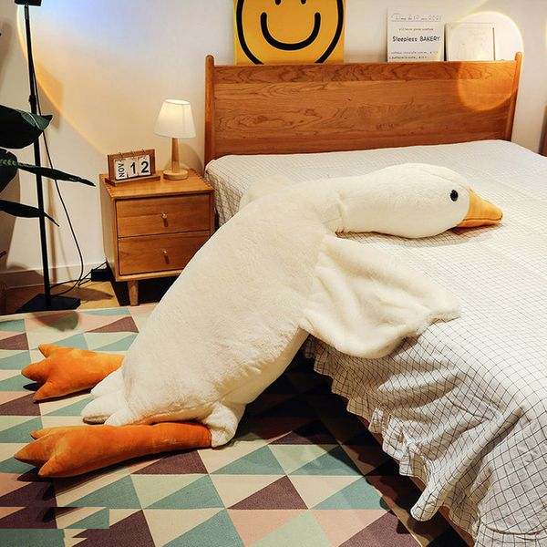 عروسک طرح غاز بالشتی مدل کامفورت طول 130 سانتی‌ متر