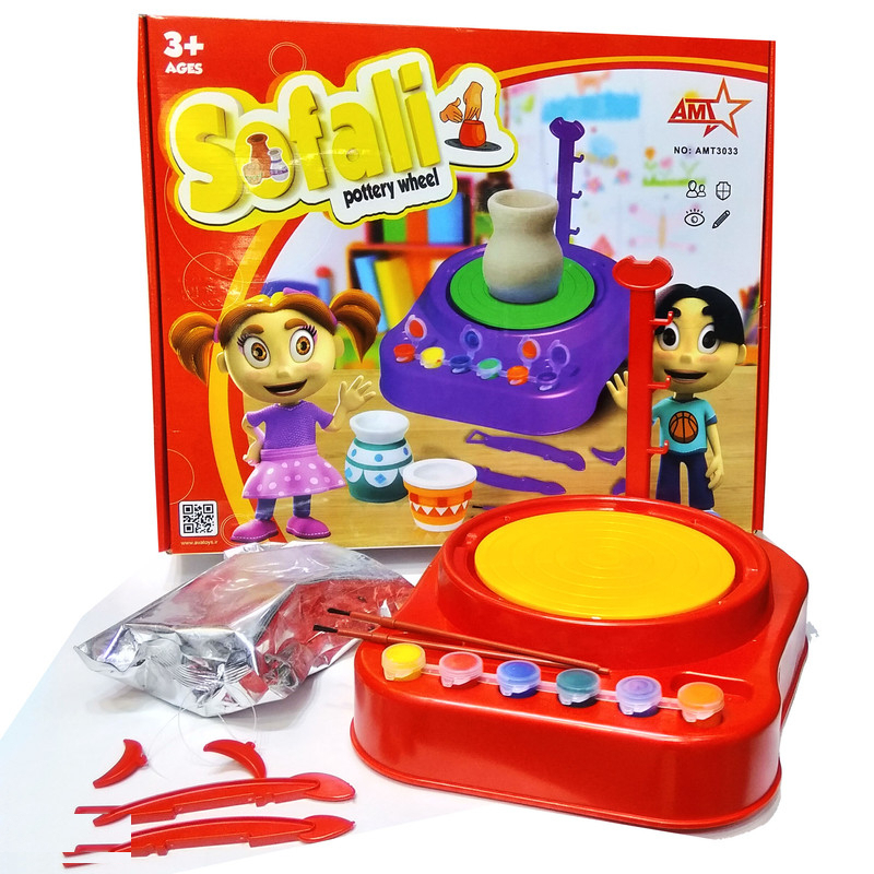 گل سفالگری آوا مدل WHEEL کد 33