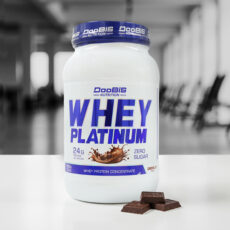پودر پروتئین وی پلاتینیوم با طعم شکلات دوبیس - 900 گرم