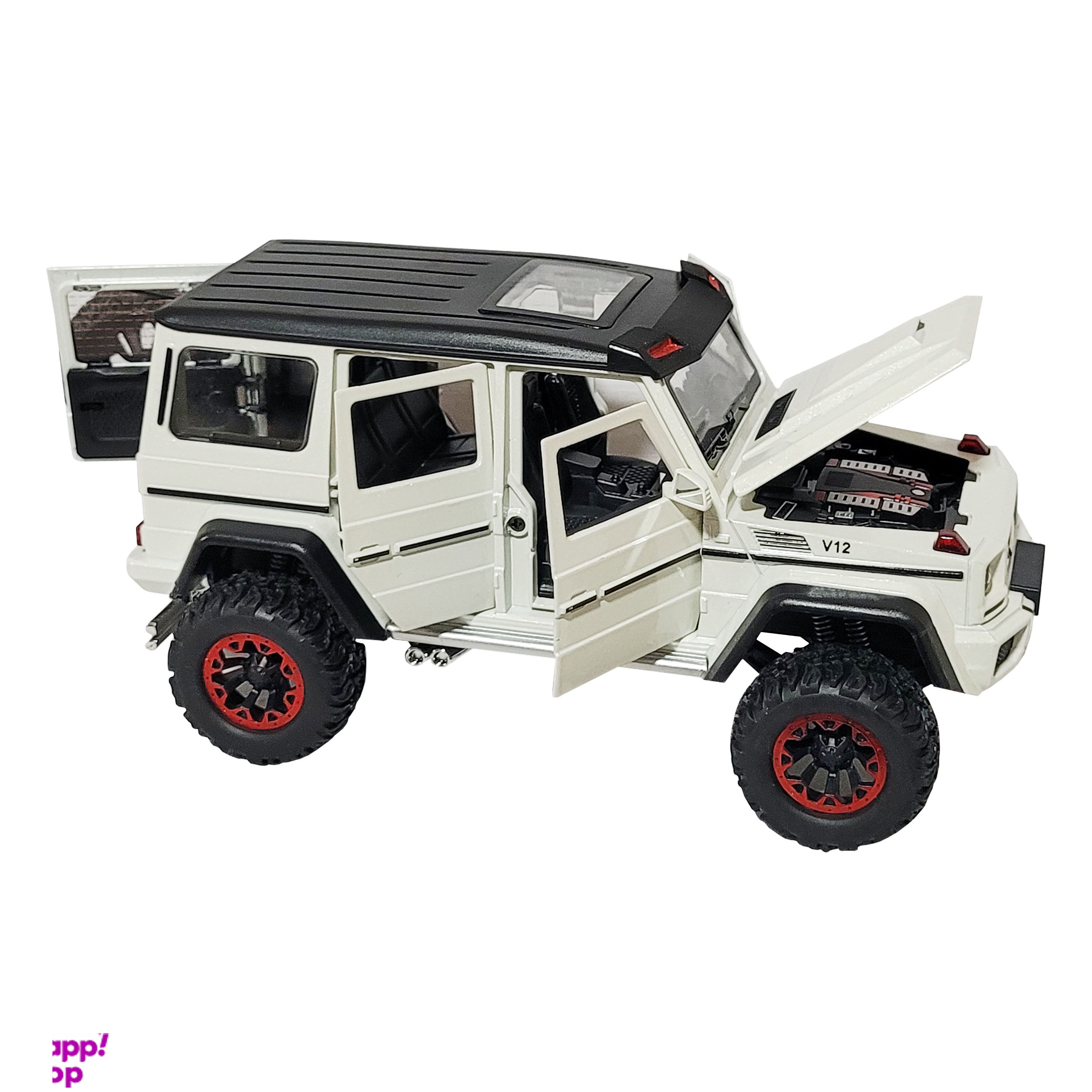 ماشین بازی مدل فلزی عقبکش بنز G CLASS دودزا