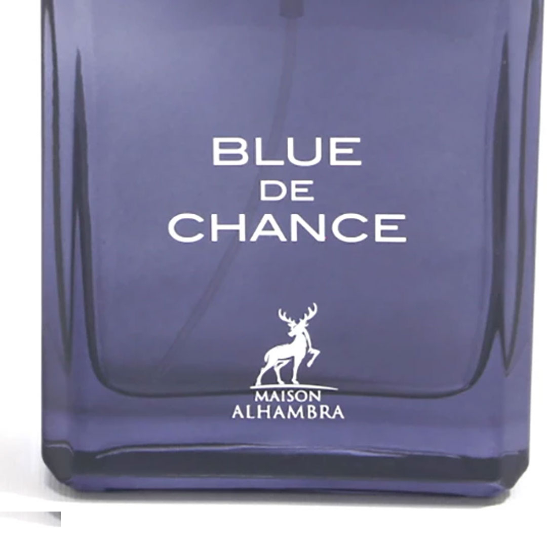 ادو پرفیوم مردانه الحمبرا مدل Blue De Chance حجم 100 میلی لیتر