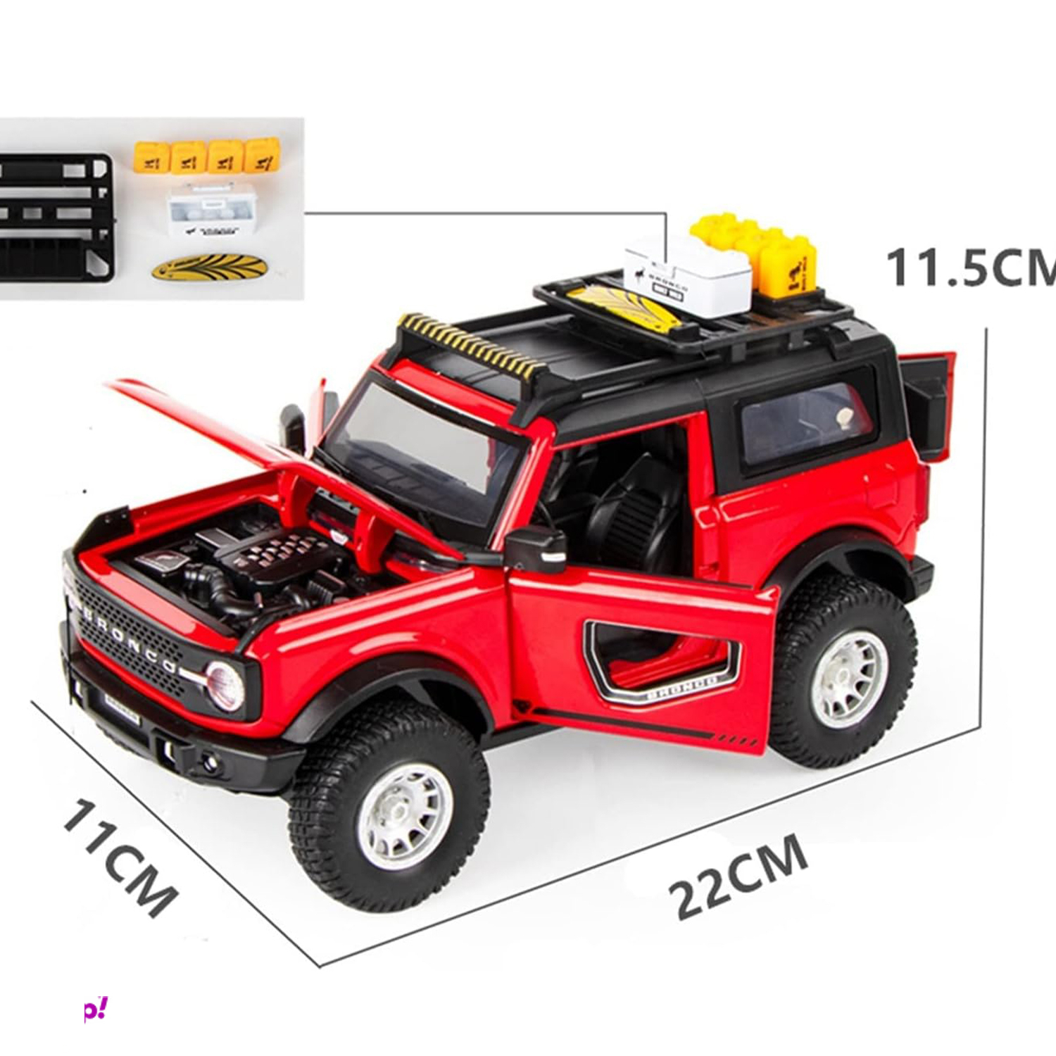 ماشین بازی مدل برانکو به همراه لوازم آفرود کد 414