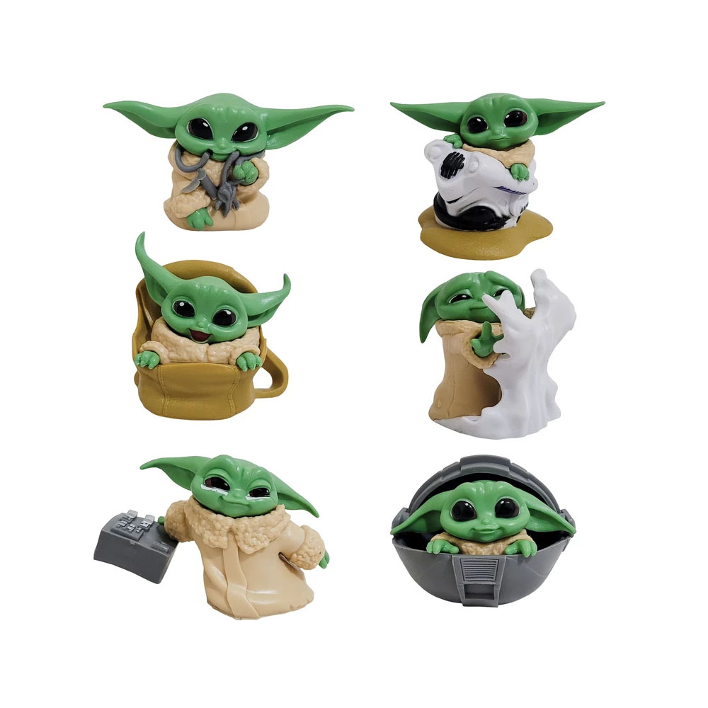 فیگور مدل بیبی یودا کد 900 مجموعه 6 عددی