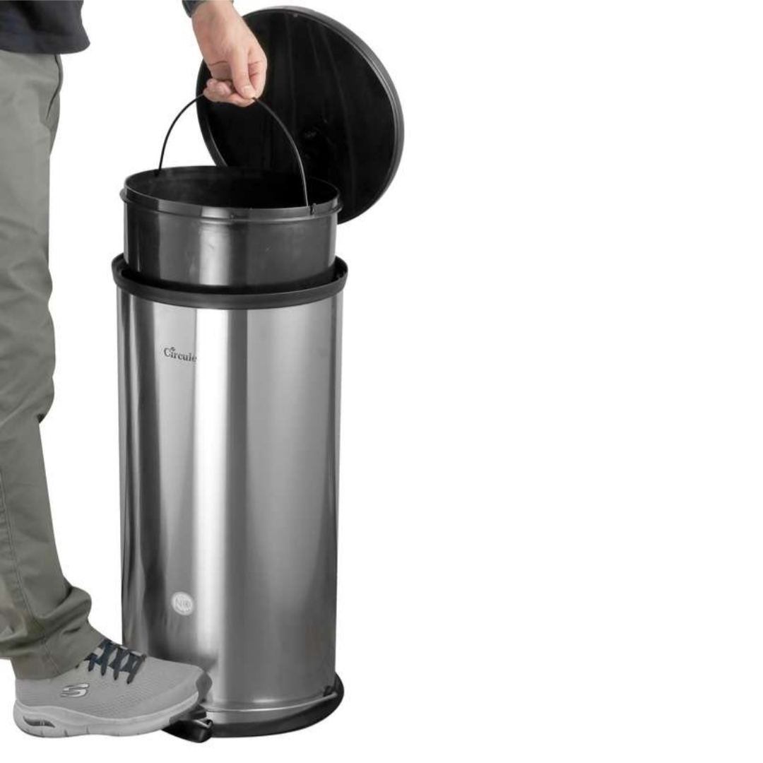 سطل زباله پدالی سیرکل مدل پلیمر کد L30