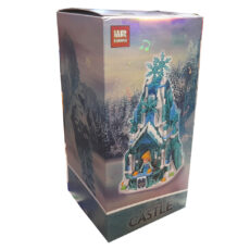 ساختنی مدل گوی موزیکال طرح قصر برفی فروزن