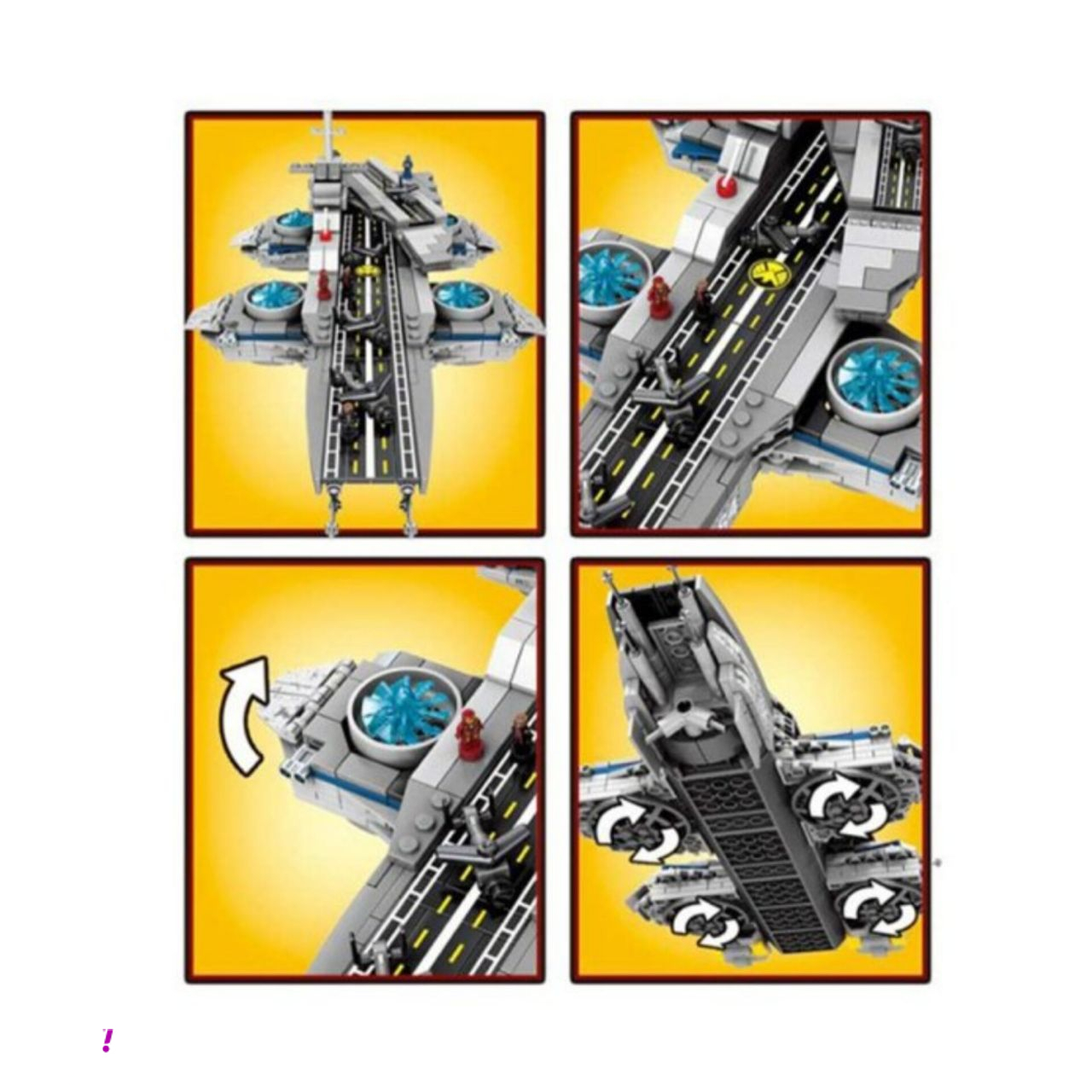 ساختنی 778 قطعه لگو مدل HEROES ASSEMBLE MG306