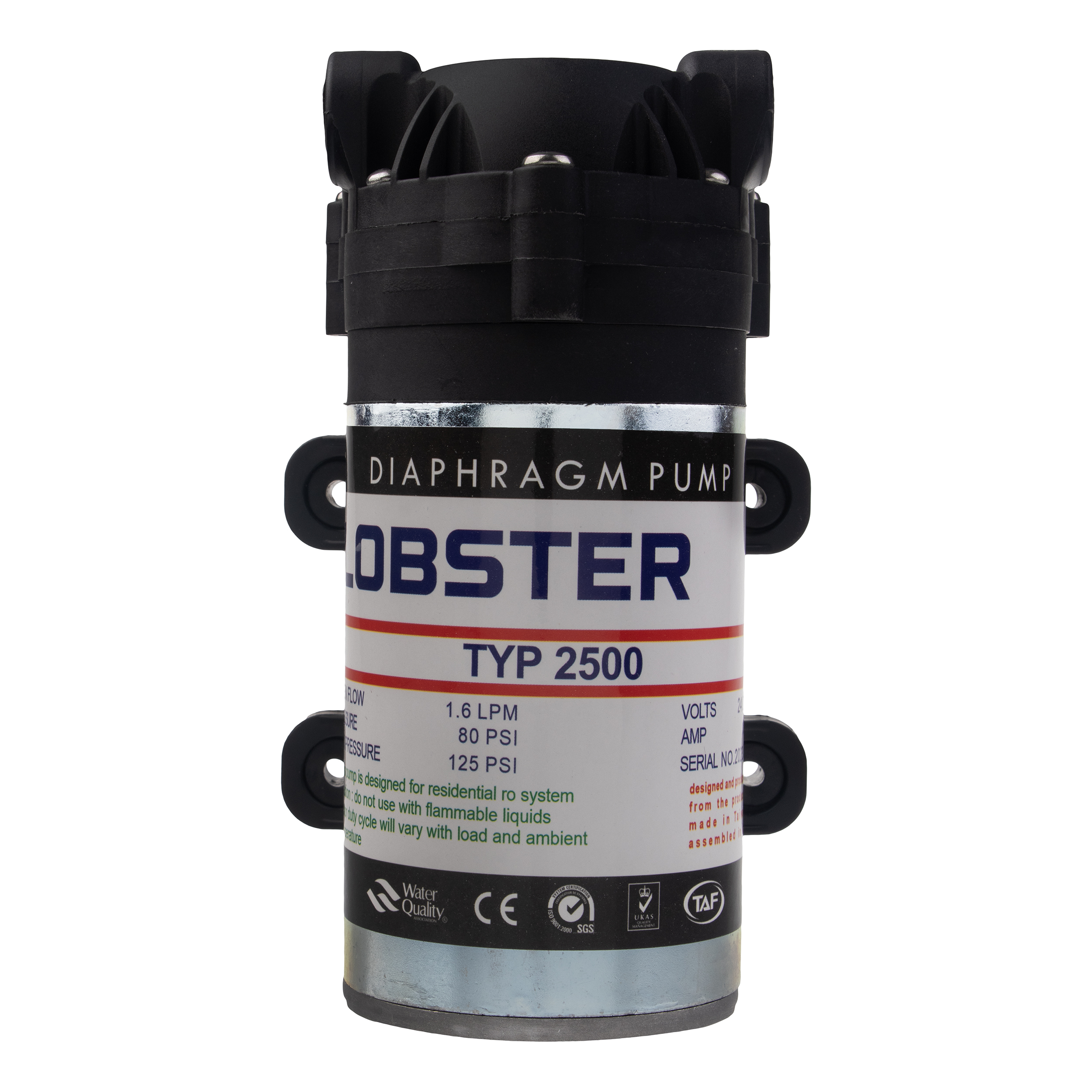 پمپ دستگاه تصفیه آب لابستر مدل PSI-125 به همراه ترانس