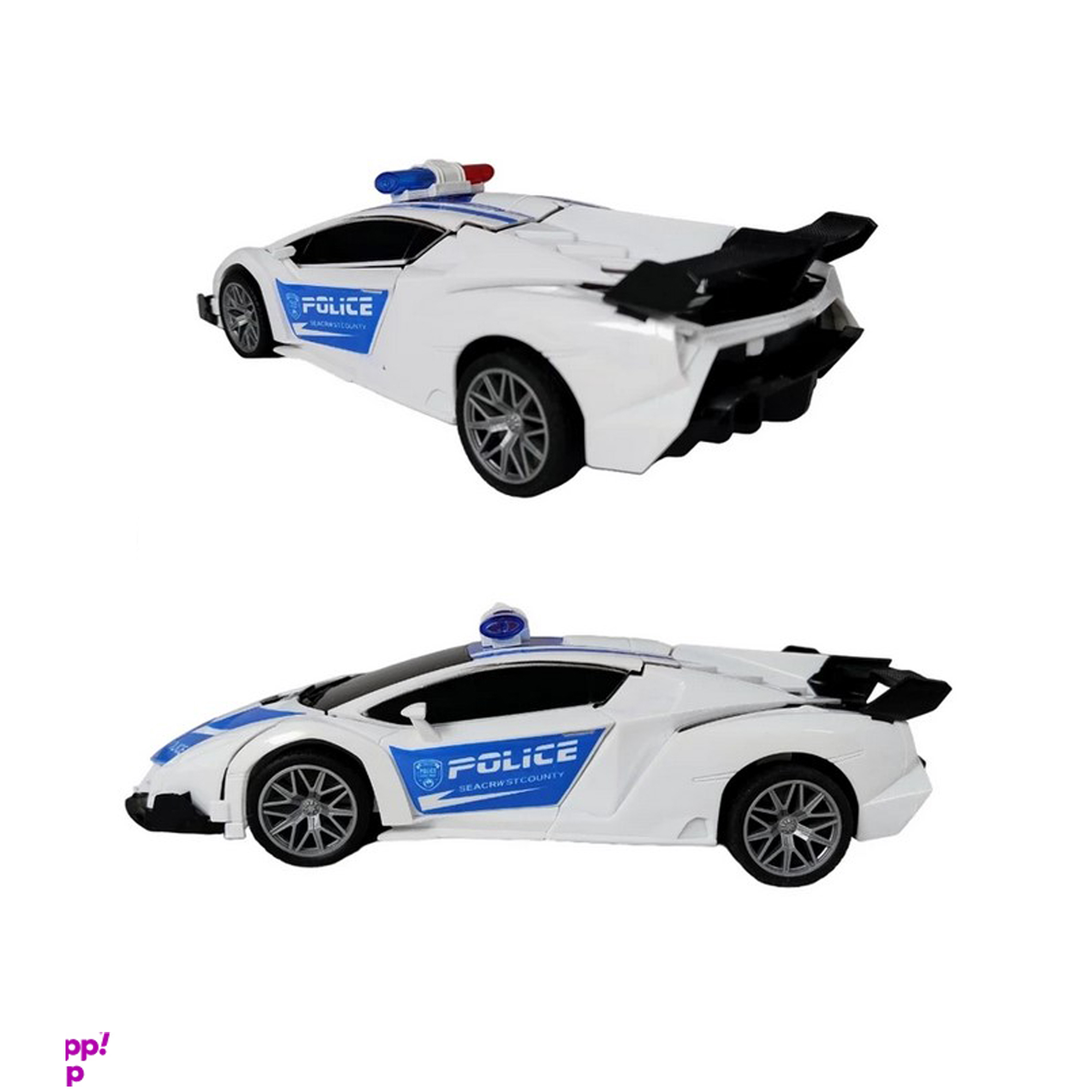 ماشین بازی کنترلی مدل تبدیل شونده پلیس کد 777-BD