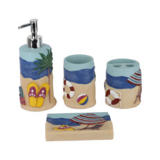 ست سرویس بهداشتی 4 پارچه پیسو مدل Beach