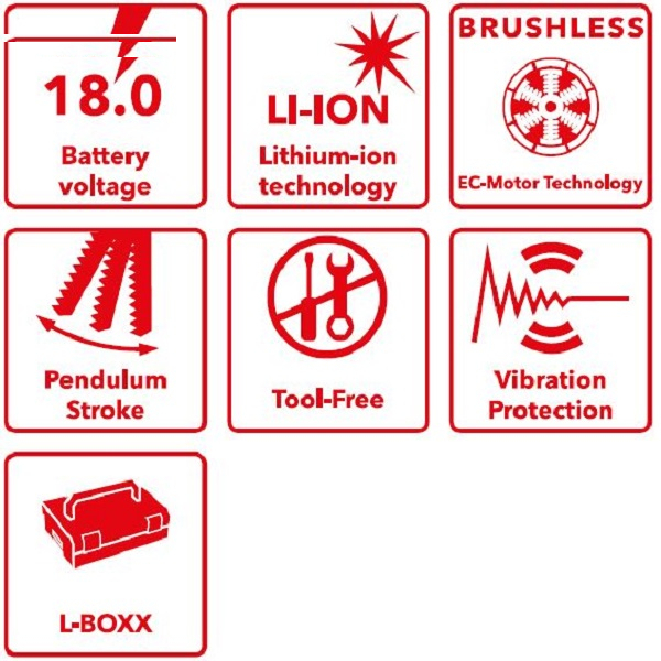 اره افقی بر شارژی فلکس مدل RSP DW 18.0-EC/5.0 Set