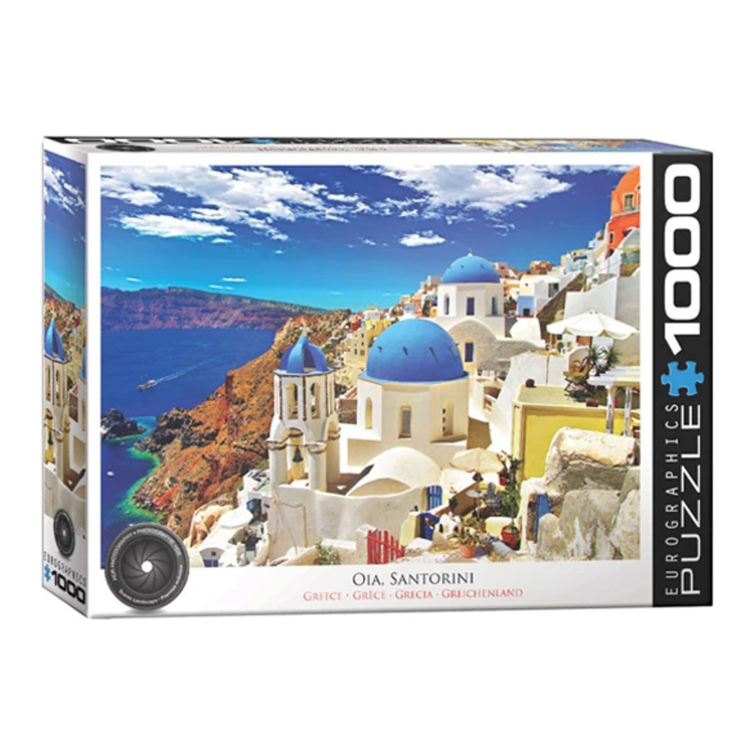 پازل 1000 تکه یوروگرافیکس طرح Oia Santorini کد 0944