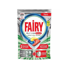 قرص ماشین ظرفشویی فیری مدل Platinum Plus بسته 40 عددی