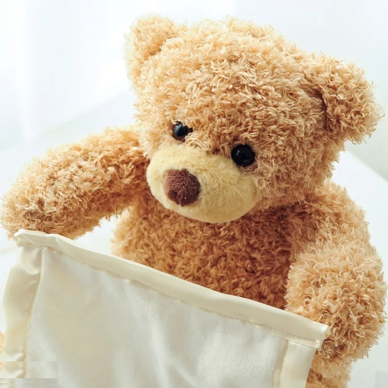 عروسک طرح خرس دالی مدل تدی کد J110 ارتفاع 34 سانتی متر