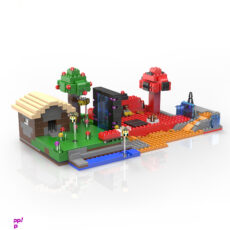 لگو بی تی 612 قطعه مدل ماینکرفت همراه با فیگور