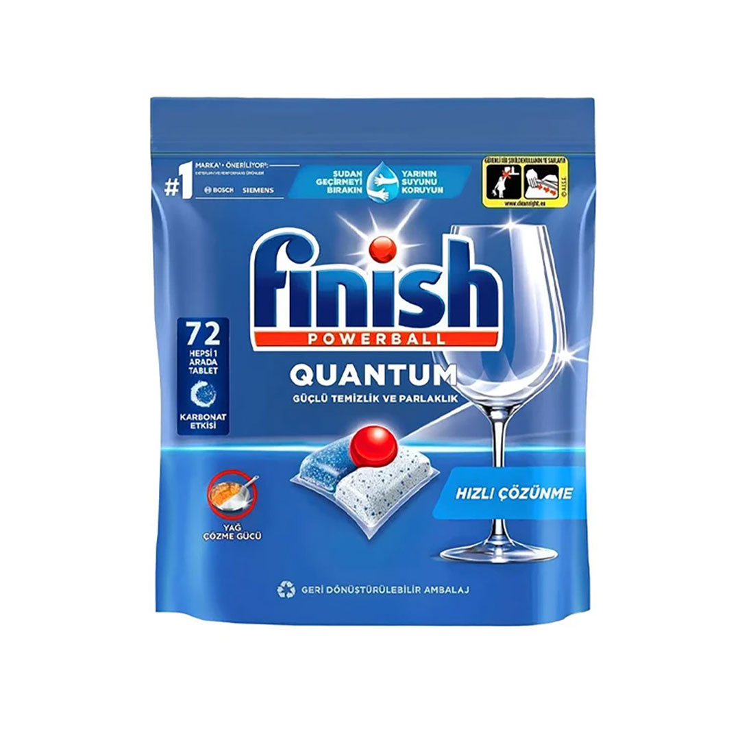 قرص ماشین ظرفشویی فینیش مدل Quantum بسته 72 عددی حجم 750 گرم