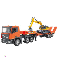 ماشین بازی کنترلی هوینا مدل تریلی 12 چرخ مجموعه ۲ عددی