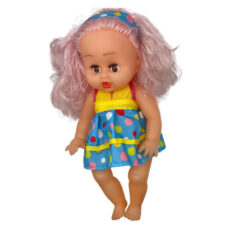 عروسک ناب سل مدل دخترک مو فرفری سایز 30 سانتی متر