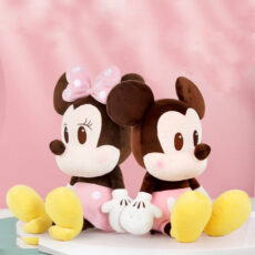 عروسک طرح میکی و مینی موس مدل JIMI110 ارتفاع 50 سانتی‌ متر مجموعه 2 عددی