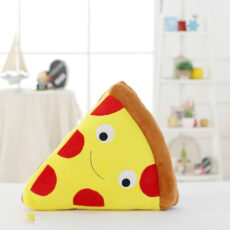 عروسک طرح پیتزا بالشتی مدل لبخند کد JM110 طول 50 سانتی‌ متر