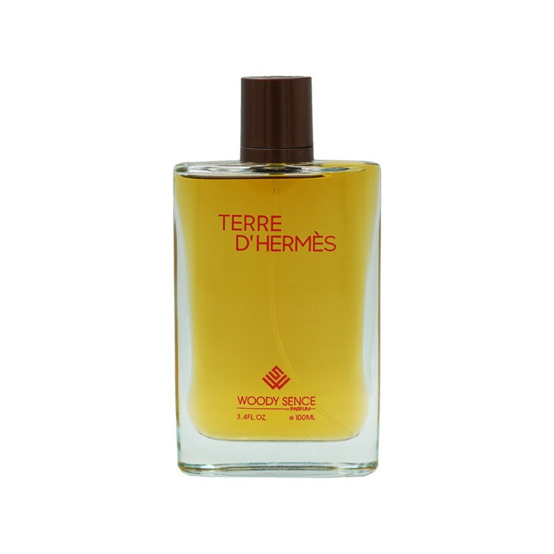 ادوپرفیوم مردانه وودی سنس مدل TERRE D’HERMES با رایحه تلخ حجم 100 میلی‌لیتر