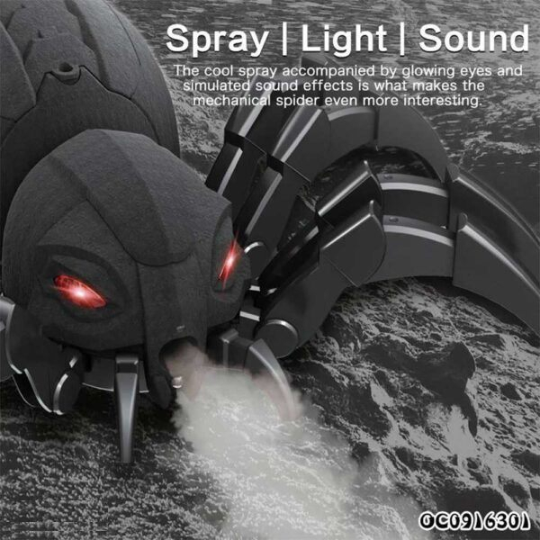 ربات اسباب بازی کنترلی عنکبوت دودزا کد 35-128