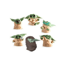 اکشن فیگور طرح بیبی یودا کد B مجموعه 6 عددی