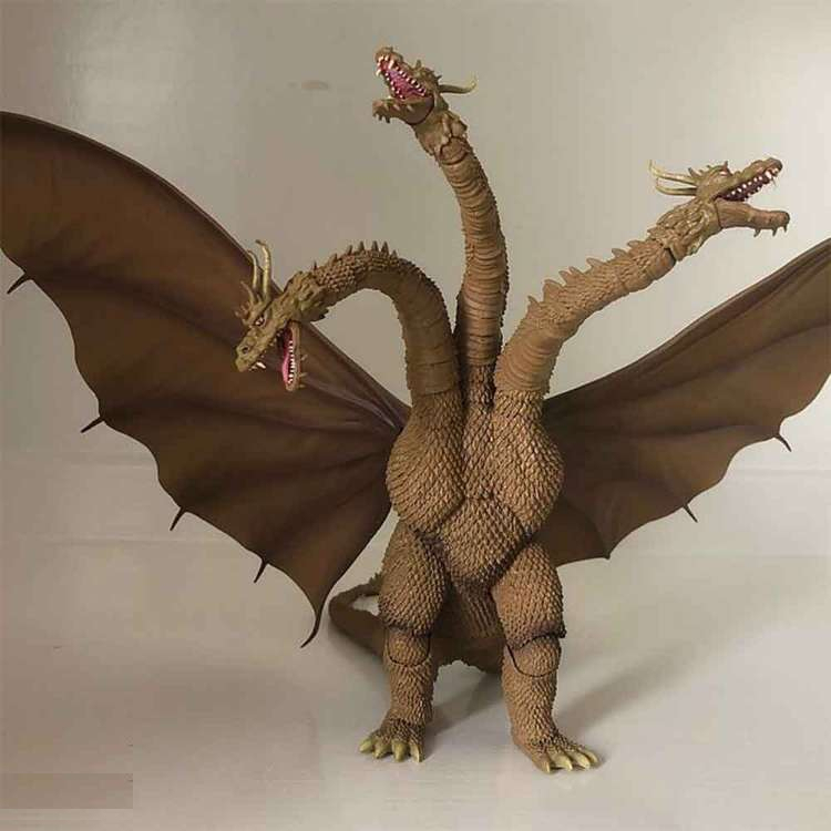 اکشن فیگور مدل دشمن گودزیلا گیدورا طرح King of The Monster King Ghidorah