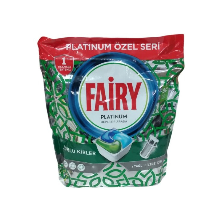 قرص ماشین ظرفشویی فیری مدل پلاتینیوم کد 030 بسته 80 عددی